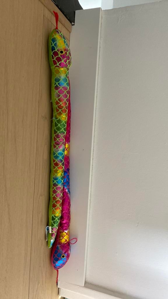 2 kleurijke slangen, Ophalen, Zo goed als nieuw, Overige typen, Middelgroot (20 tot 80 cm)