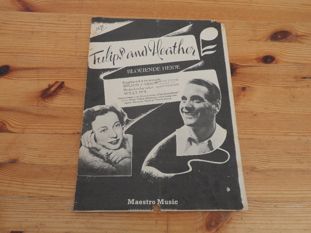 Tulips and heather - milton carson / willy pol, Muziek en Instrumenten, Gebruikt, Gitaar, Ophalen of Verzenden, Artiest of Componist