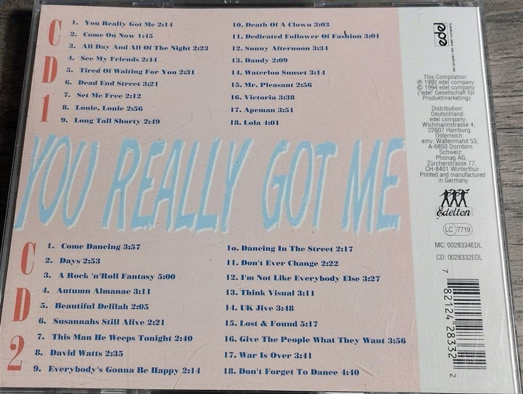 The Kinks ‎– You Really Got Me [The Very Best Of The Kinks], Ophalen of Verzenden, Zo goed als nieuw, Poprock