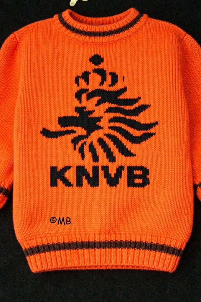 Nederland/KNVB trui breipatroon, Hobby en Vrije tijd, Breien en Haken, Ophalen of Verzenden, Zo goed als nieuw, Breien, Patroon of Boek