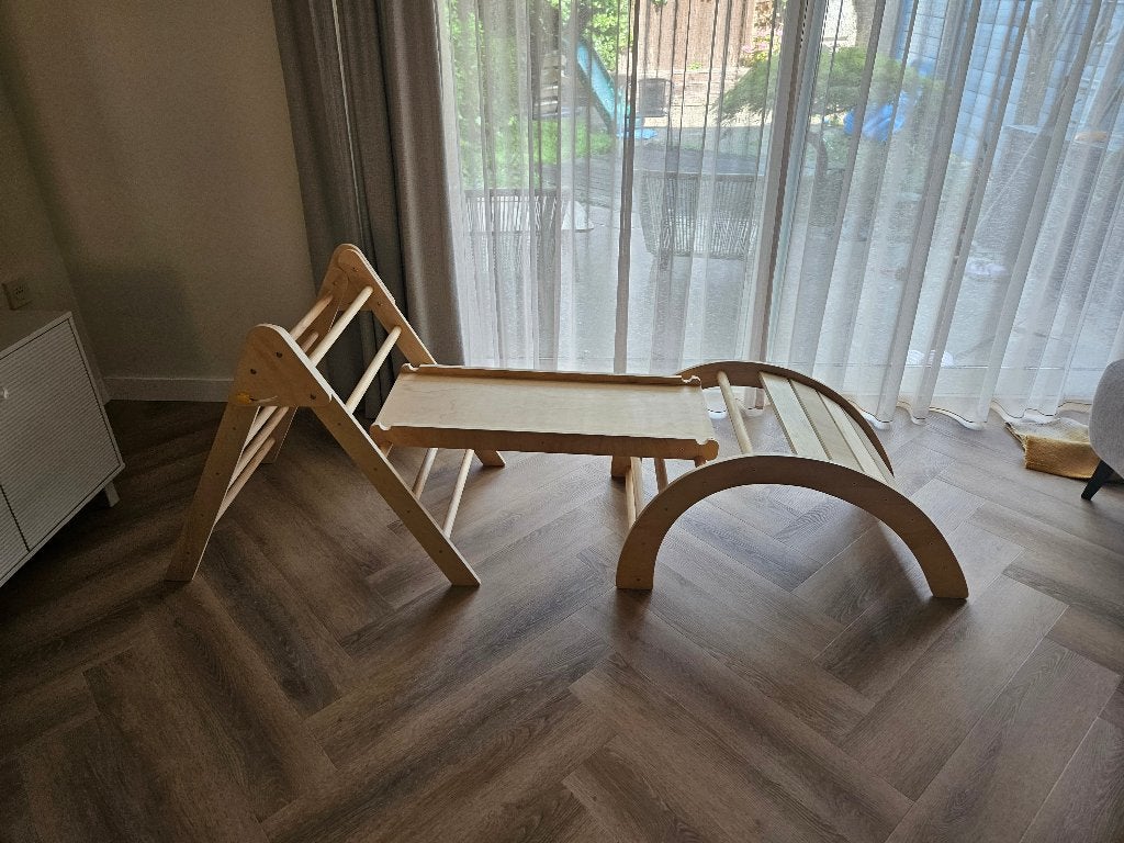 Montessori klimrek, Kinderen en Baby's, Speelgoed | Houten speelgoed, Ophalen, Zo goed als nieuw, Meubelstuk of Keukentje