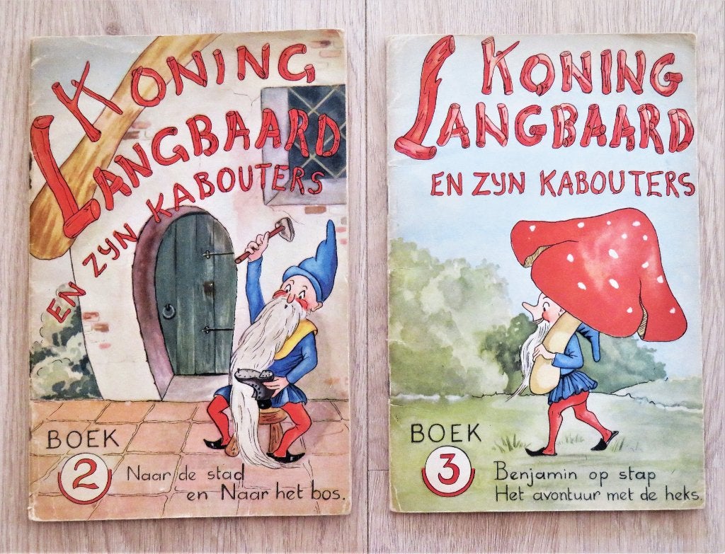2x Koning Langbaard en zijn kabouters ( delen 2 en 3, 1950 ), Boeken, Ophalen of Verzenden, Gelezen, Fictie algemeen