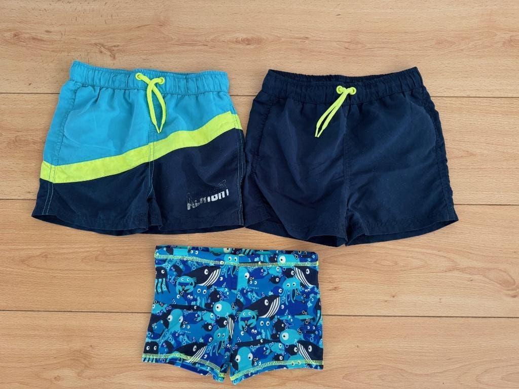 2x zwembroek & 1x zwemshort - 122, Gebruikt, C&A., Sport- of Zwemkleding, Ophalen of Verzenden