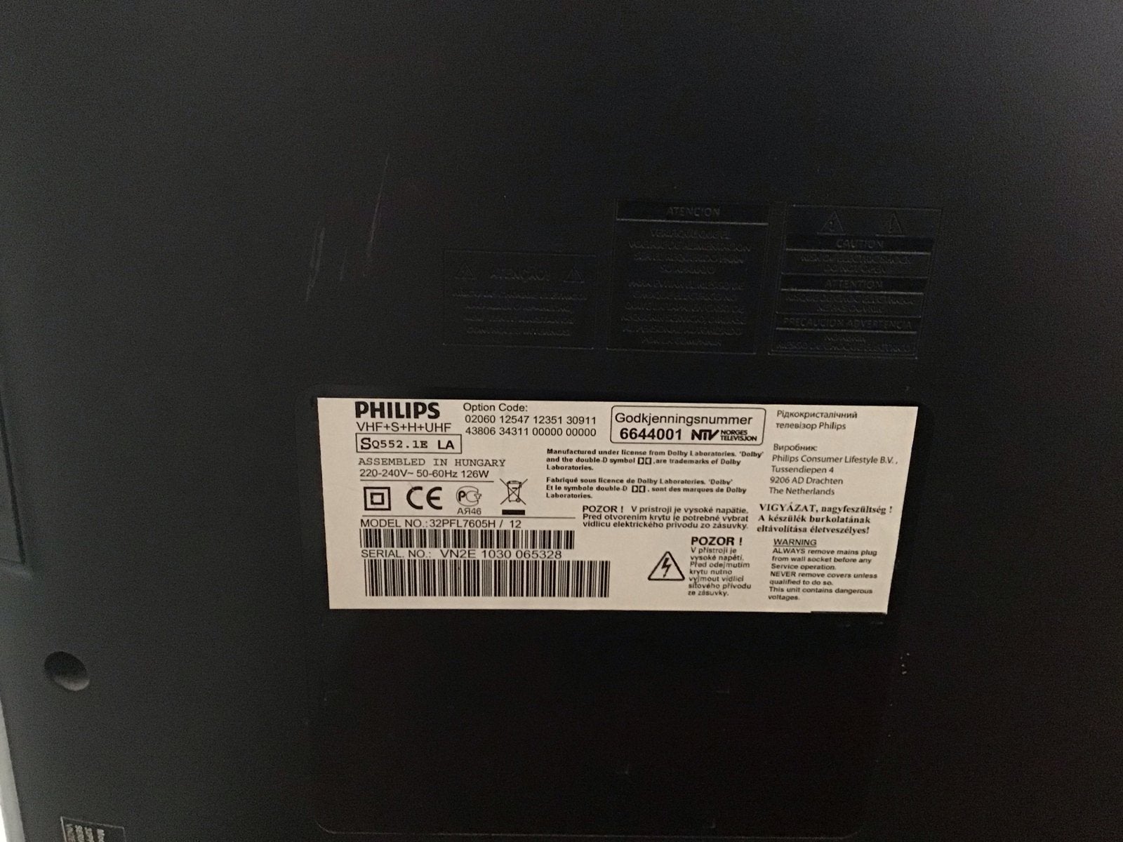 Philips TV 80 cm (32 inch), Ophalen, Philips, Gebruikt, 50 Hz