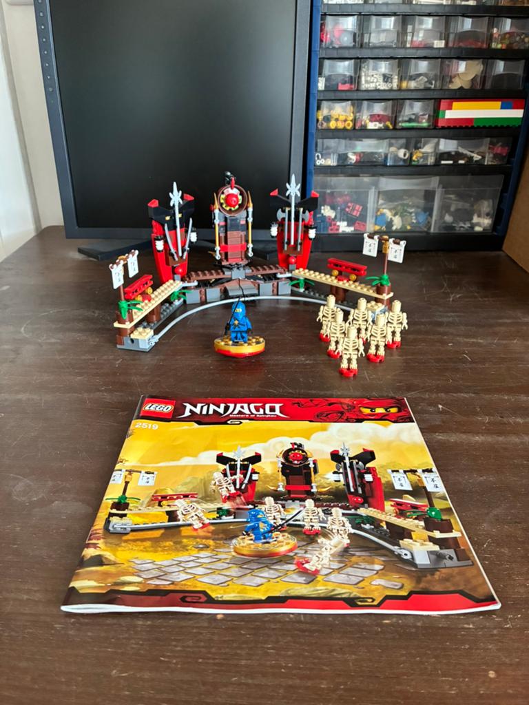 LEGO Ninjago Skeleton Bowling 2519 (Compleet zonder Jay DX!), Gebruikt, Lego, Ophalen of Verzenden, Ninjago