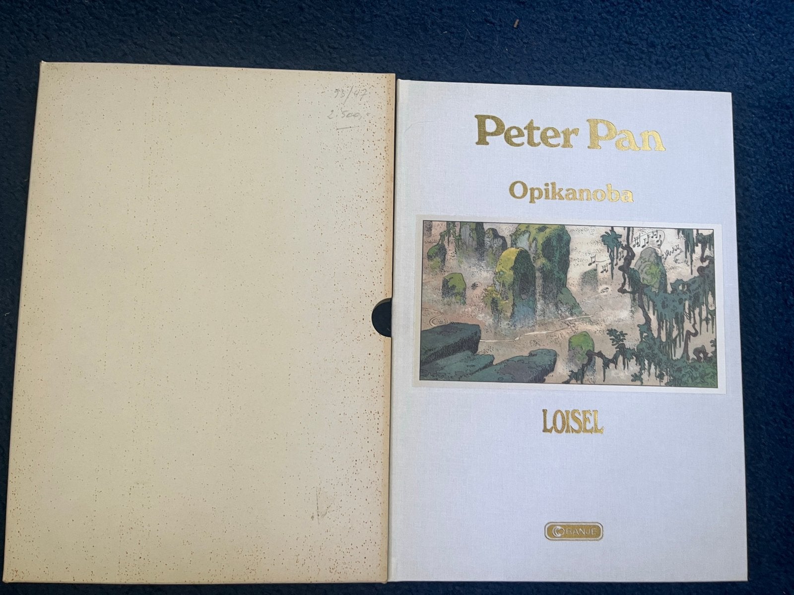 Peter Pan - Opikanoba luxe editie genummerd, Eén stripboek, Ophalen of Verzenden, Zo goed als nieuw