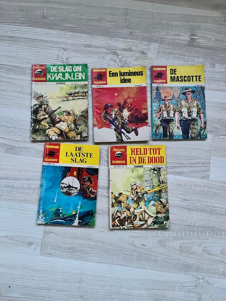 Commando Classics stripboeken, Boeken, Stripboeken, Gelezen, Meerdere stripboeken, Ophalen of Verzenden