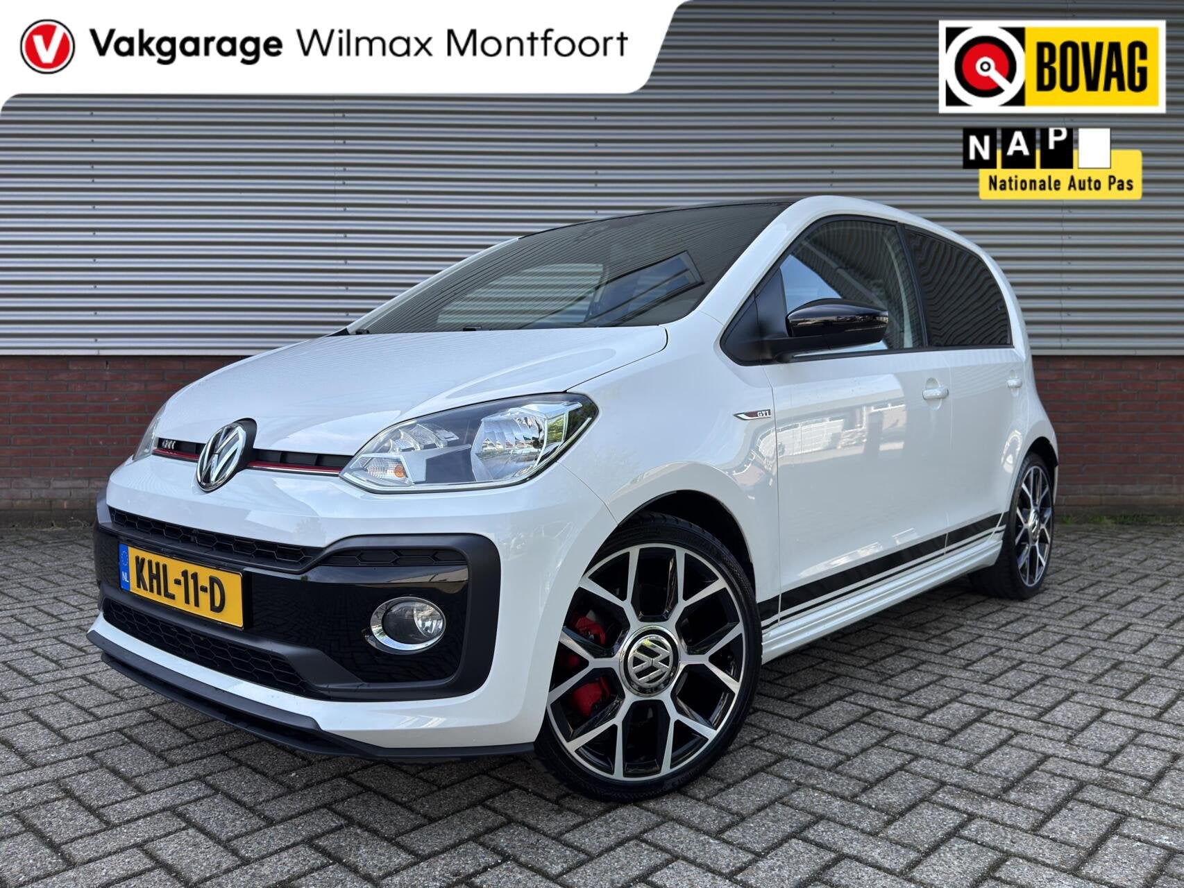 Volkswagen Up! 1.0 TSI GTI|Clima|Beats|Cruise|DAB|Stoelverwa, 970 kg, Stof, Gebruikt, Met garantie (alle)