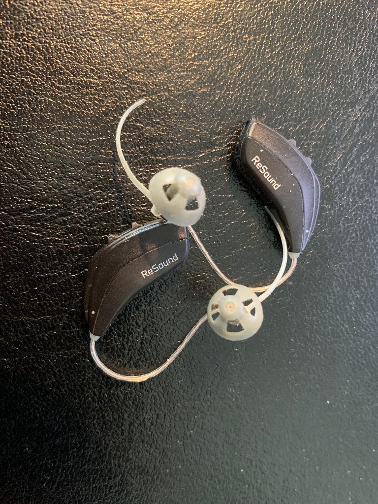 Hoortoestellen plus droogbox Resound en accesoires., Ophalen of Verzenden, Gebruikt