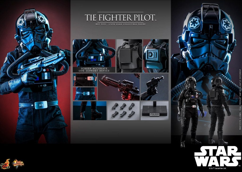 TIE fighter Pilot - Star Wars: A New Hope (Hot Toys MMS798), Ophalen of Verzenden, Nieuw, Actiefiguurtje