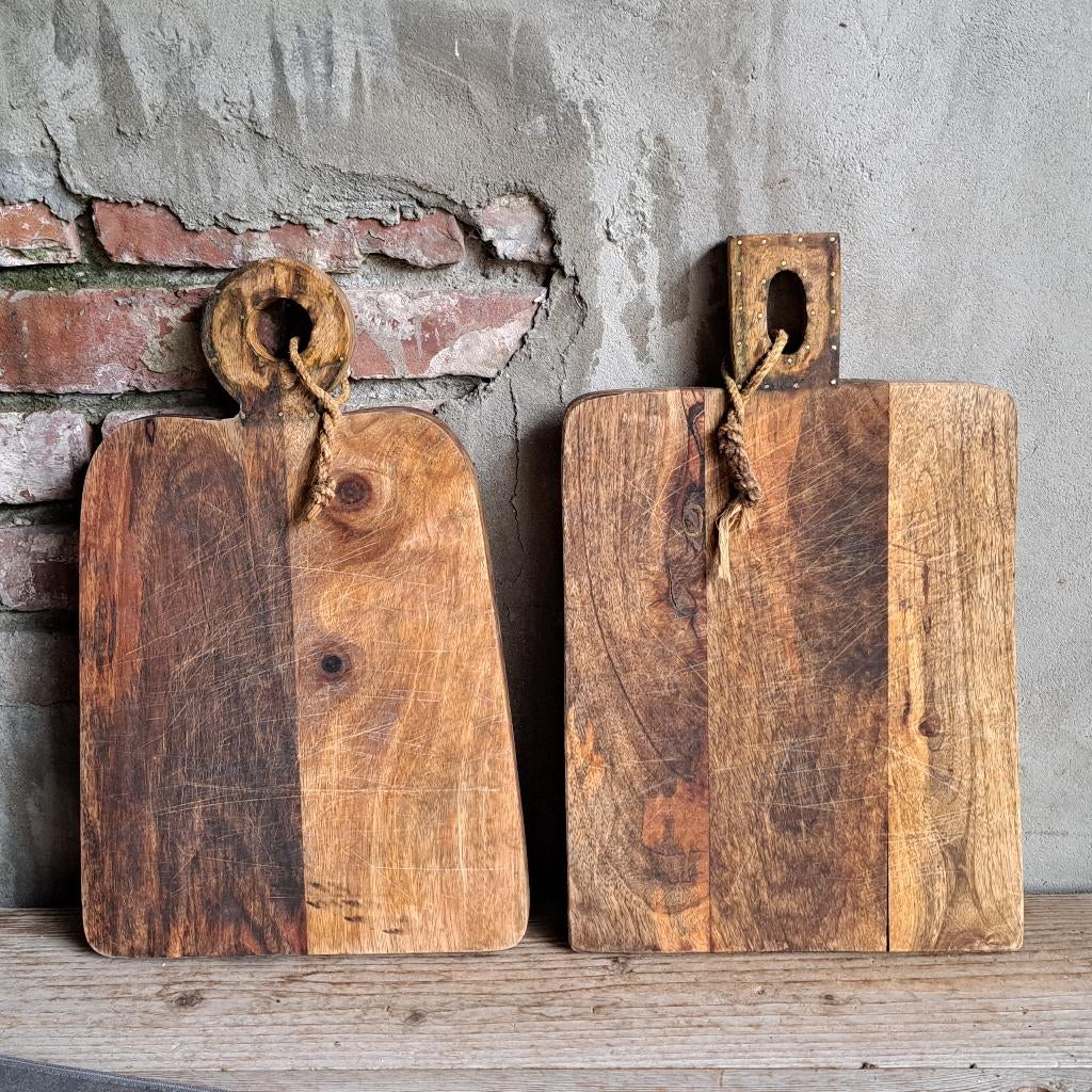 Landelijke brocante houten broodplank snijplank plank Etage3, Gebruikt, ., Ophalen of Verzenden, .