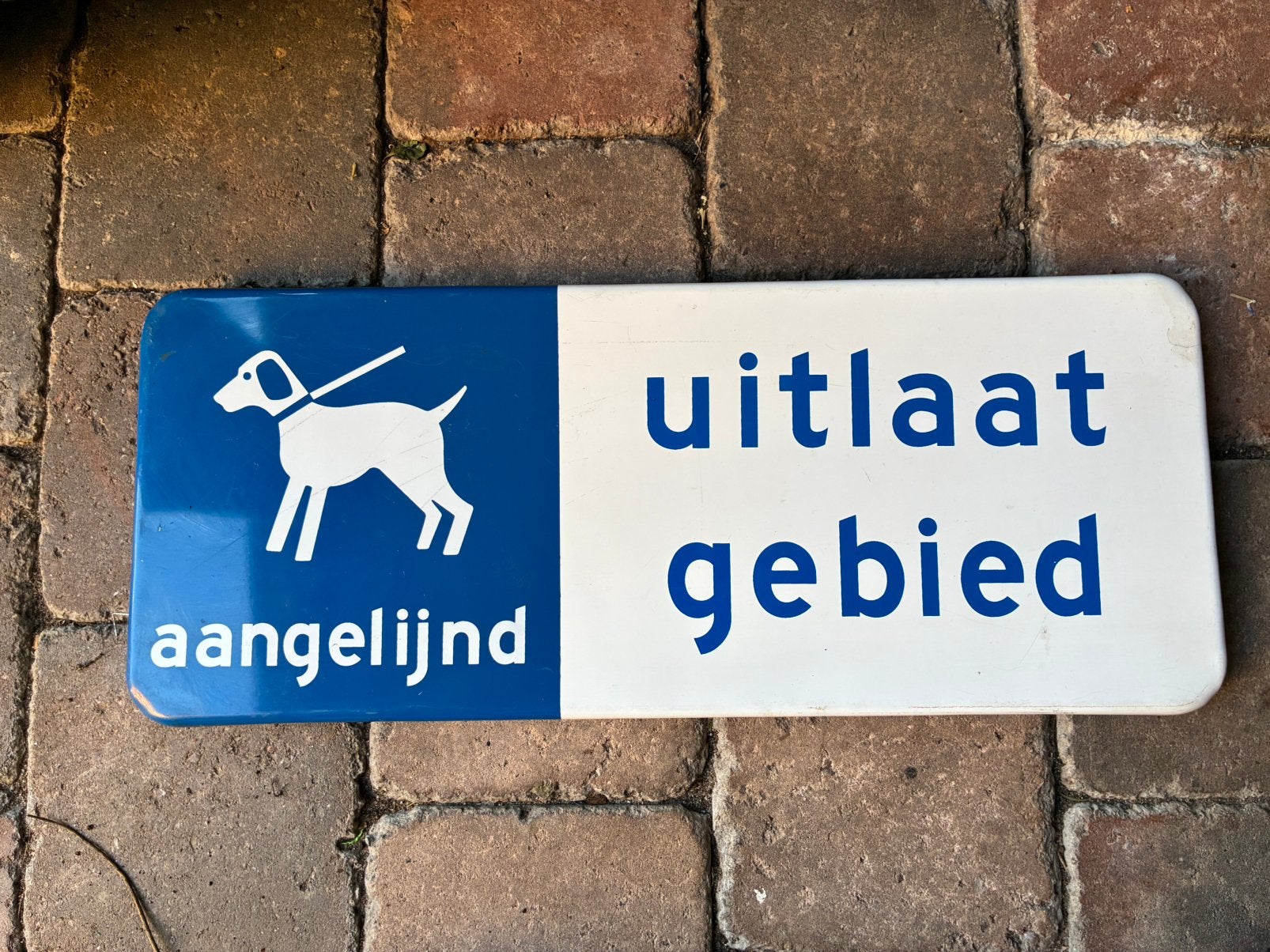 Oud gemeente bord, Ophalen of Verzenden, Gebruikt, Reclamebord