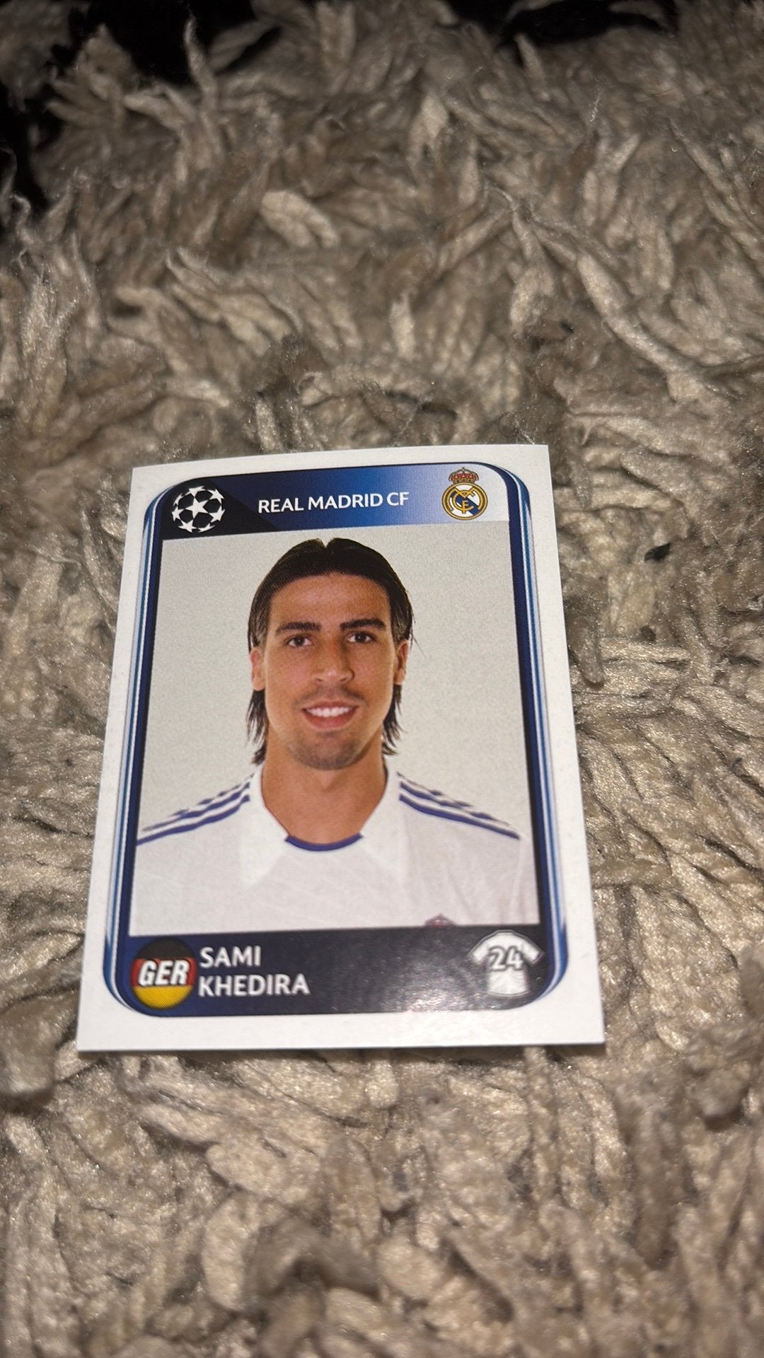 Panini voetbalplaatje 2010-2011 khedira real madrid, Ophalen of Verzenden, Zo goed als nieuw, Buitenlandse clubs, Poster, Plaatje of Sticker