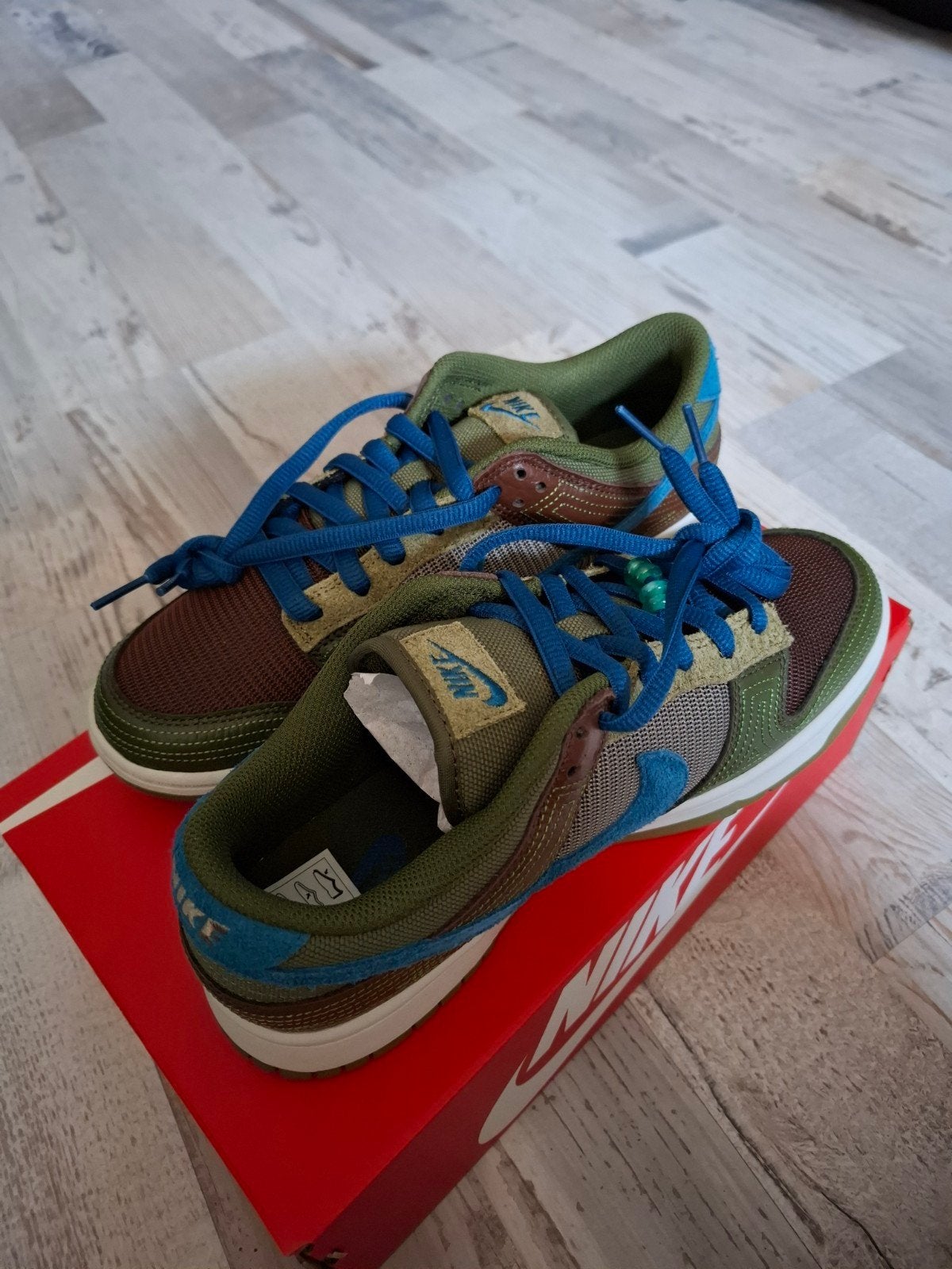 Nike Dunk Low 'Cacao Wow' - Nieuw, Ophalen of Verzenden, Nieuw, Groen, Sneakers of Gympen