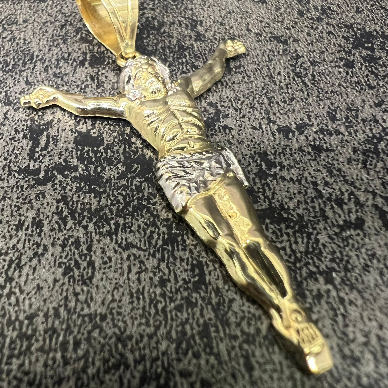 14k gouden hanger jezus model nieuw, Ophalen of Verzenden, Nieuw, Goud, Kruis of Symbool