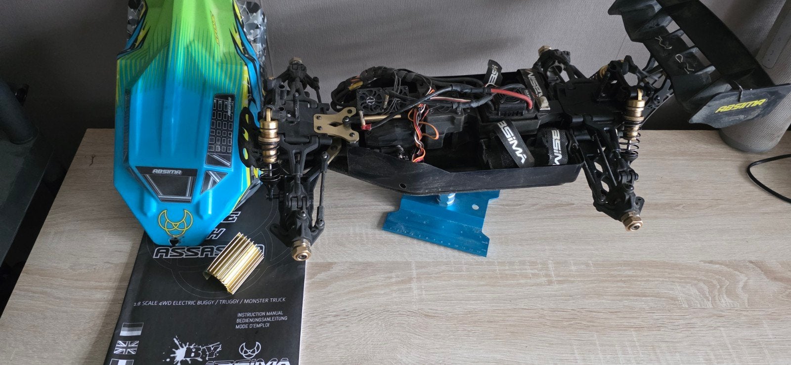 Absima 1/8 Buggy, Gebruikt, Auto offroad, RTR (Ready to Run), Schaal 1:8