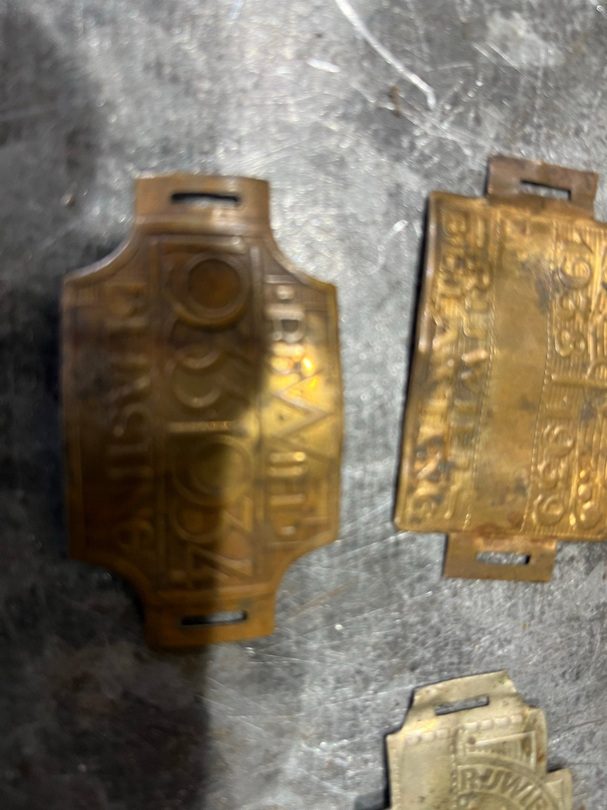 Vintage Tabaksdoos en diverse metalen objecten, Antiek en Kunst, Ophalen