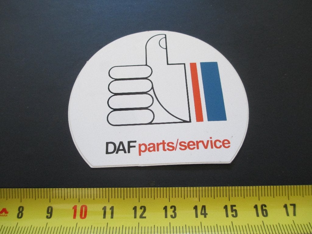 sticker EHV  DAF parts/service  LC073, Ophalen, Zo goed als nieuw