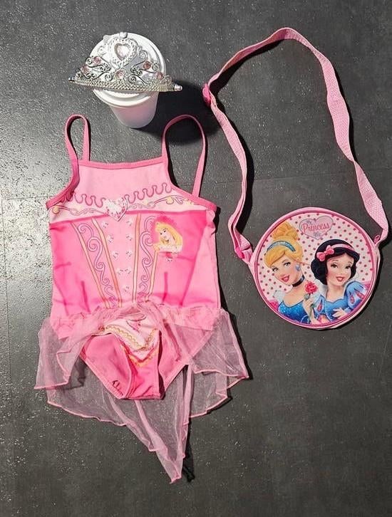 Prinsessen set ballet tutu maat 92 tas en tiara, Kinderen en Baby's, Carnavalskleding en Verkleedspullen, Ophalen of Verzenden