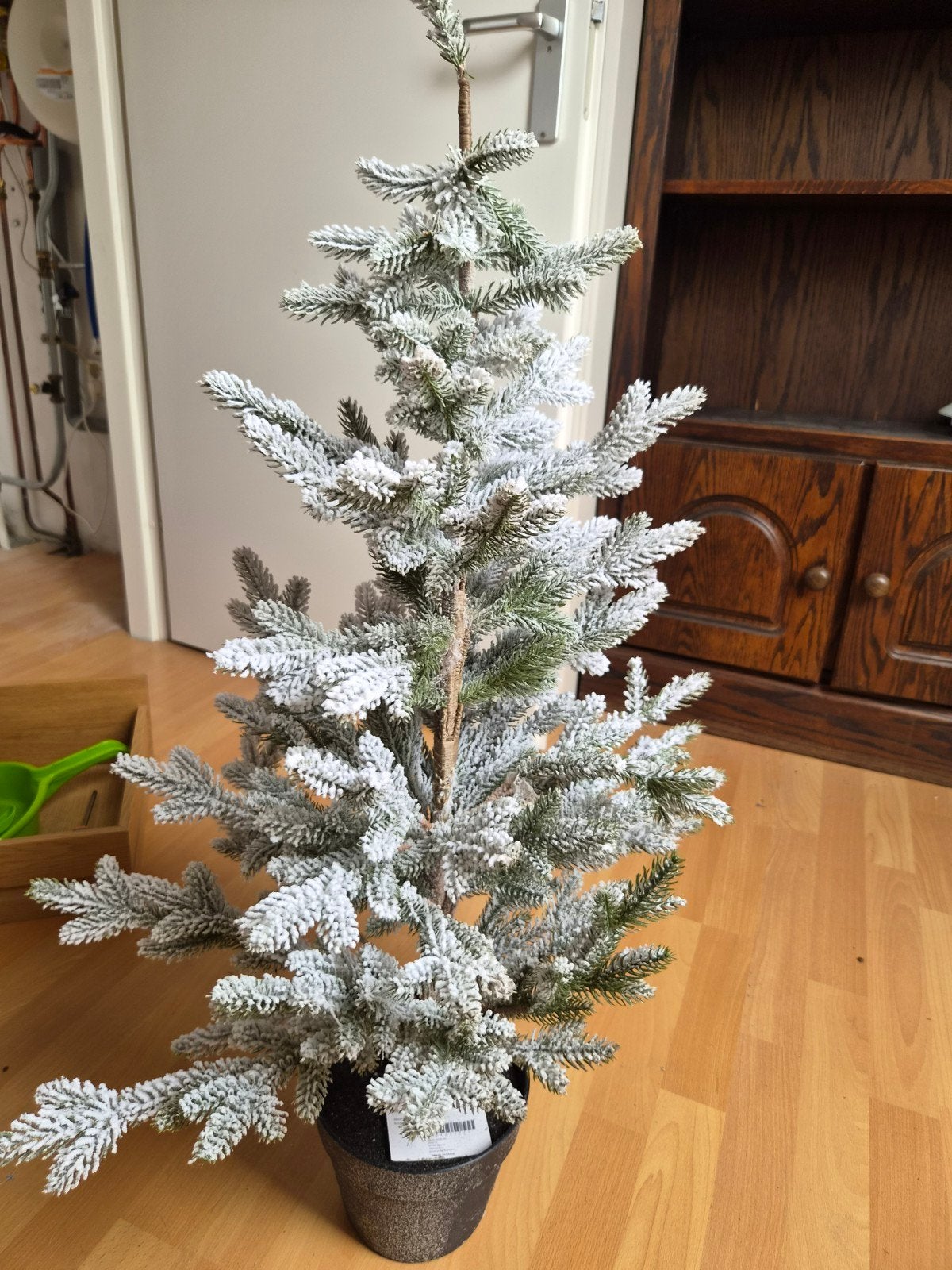Boom wit witte gewite boom, Ophalen