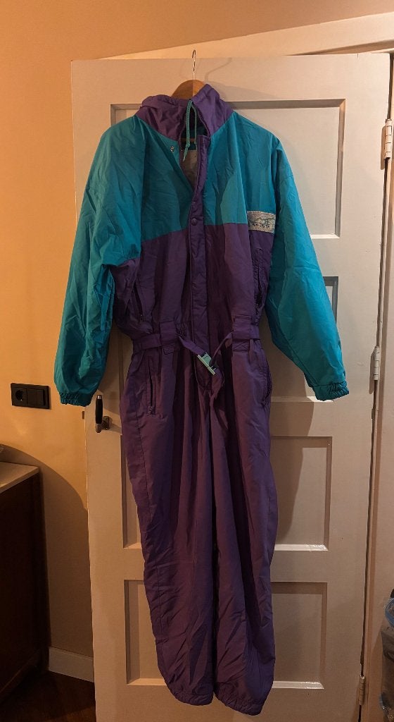 Vintage ski pak, Ophalen of Verzenden, Gedragen, Maat 52/54 (L), Pak