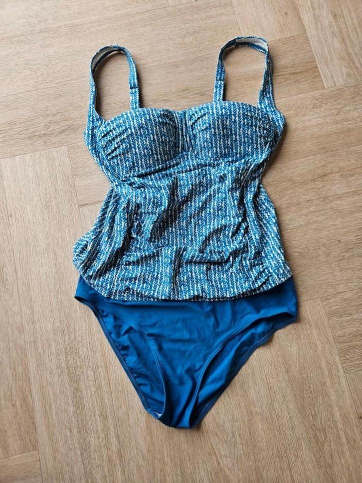 Mooie tankini, Kleding | Dames, Overige typen, Blauw, Ophalen of Verzenden, Gedragen