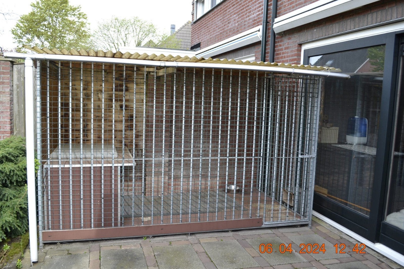 hondenkooi buitenren hondenren nachthok, Dieren en Toebehoren, Ophalen, 110 cm of meer, 100 cm of meer
