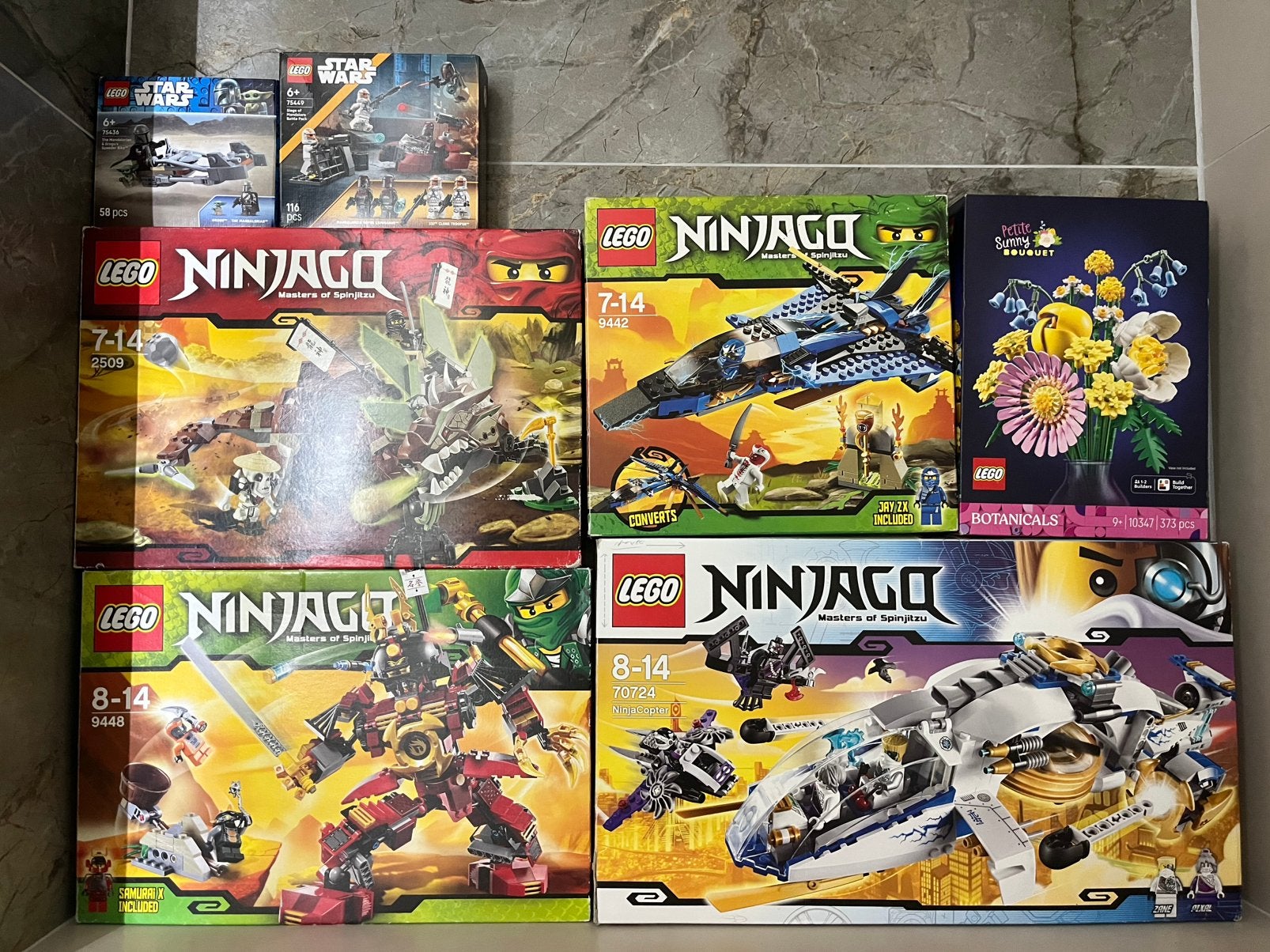LEGO Ninjago / Star Wars / Botanical, Ophalen of Verzenden, Zo goed als nieuw