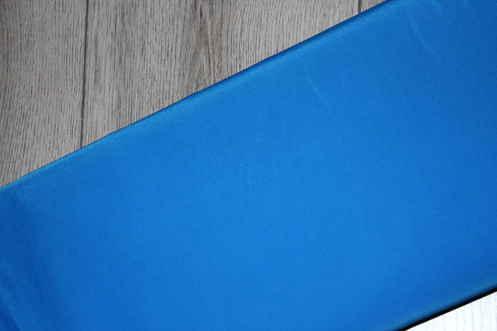 Scuba stof - uni blauw gekleurd #2721 € 4,00, Hobby en Vrije tijd, Stoffen en Lappen, Overige materialen, Blauw, 120 cm of meer