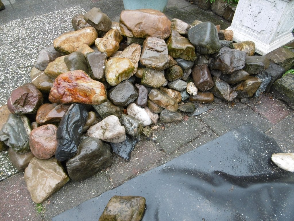 gletsjerkeien, Tuin en Terras, Ophalen, Overige materialen, Gebruikt, Kei