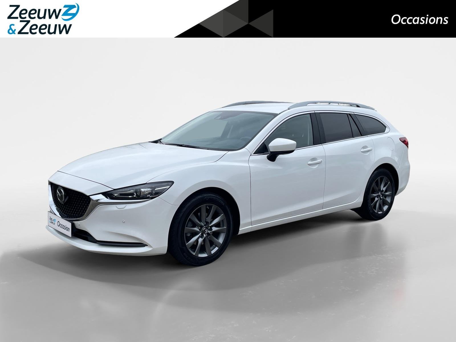Mazda 6 Sportbreak 2.0 SkyActiv-G 145 TS | Automaat! | Navi, Auto's, Stof, Gebruikt, 4 cilinders, 6 sportbreak