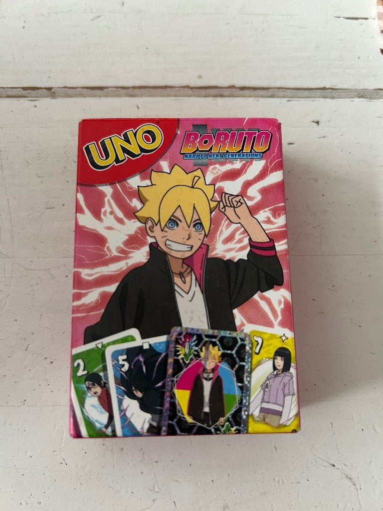 Uno trading card game Boruto, Ophalen of Verzenden, Gebruikt, Meerdere kaarten