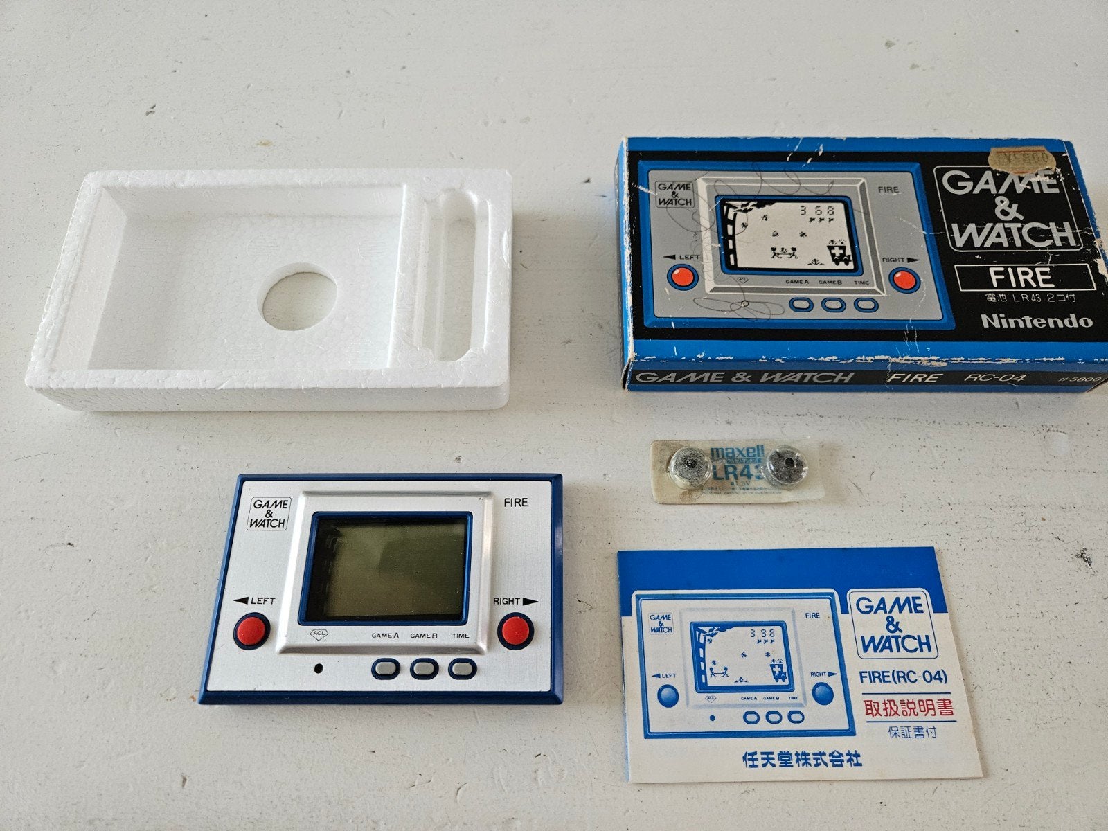 Nintendo Game & Watch Fire (RC-04), Ophalen of Verzenden, Gebruikt