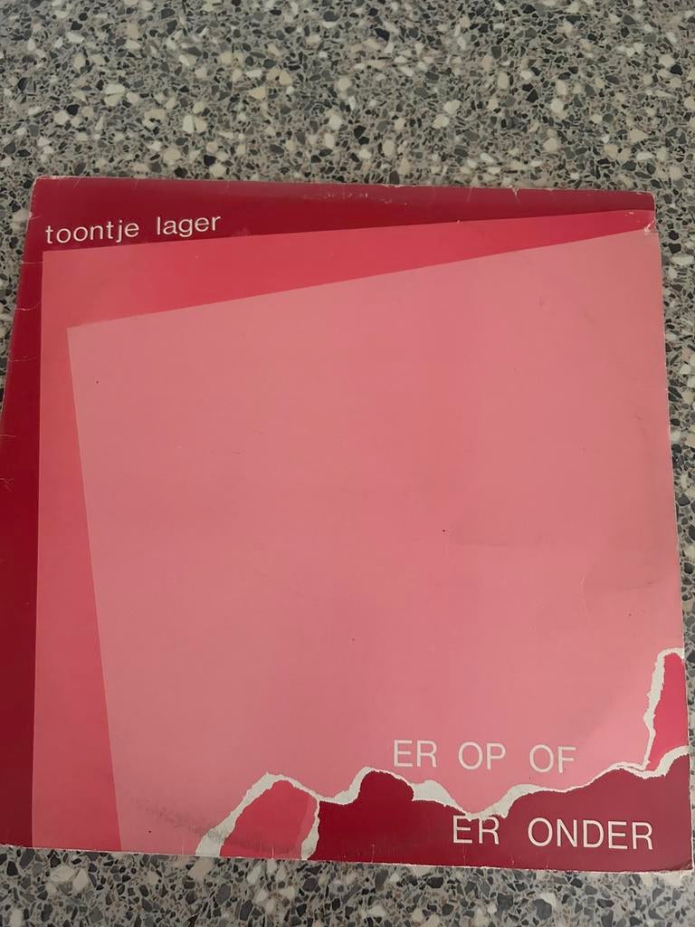 Elpee Toontje lager, Ophalen of Verzenden, Zo goed als nieuw, 12 inch