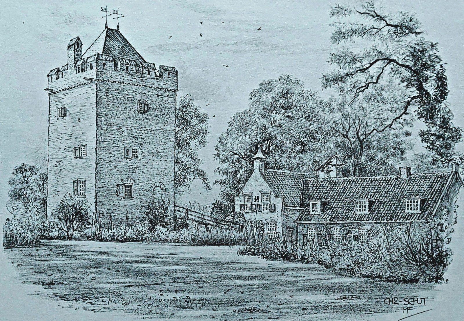 Langebroek ... "Ridderhofstad Lunenburg" ..., Ophalen of Verzenden