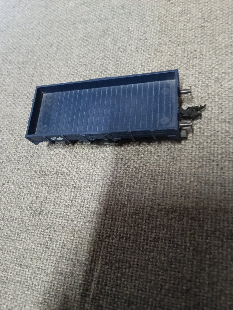 Fleischmann NS lage boordwagen blauw H0, Wisselstroom, Gebruikt, Wagon, Ophalen of Verzenden