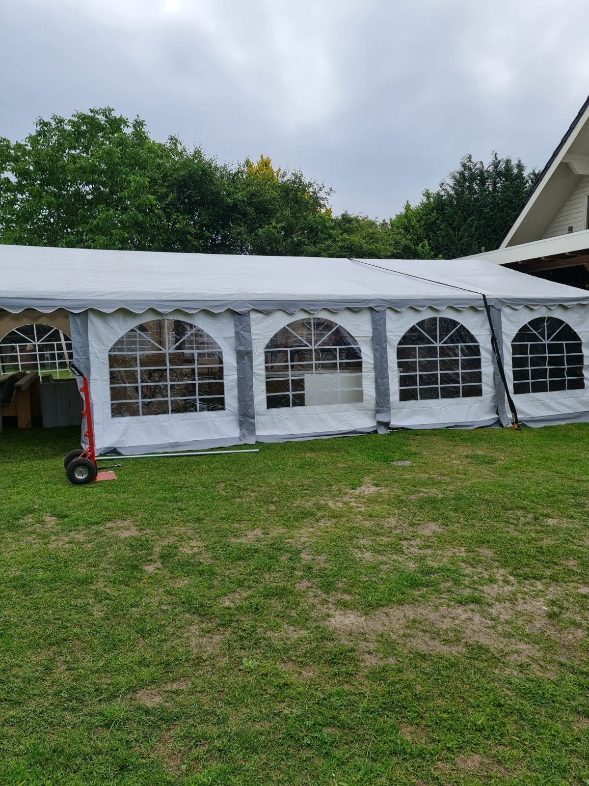 Partytent 12x6 voor Feesten en Evenementen, Ophalen, Gebruikt, Partytent, 4 tot 6 meter