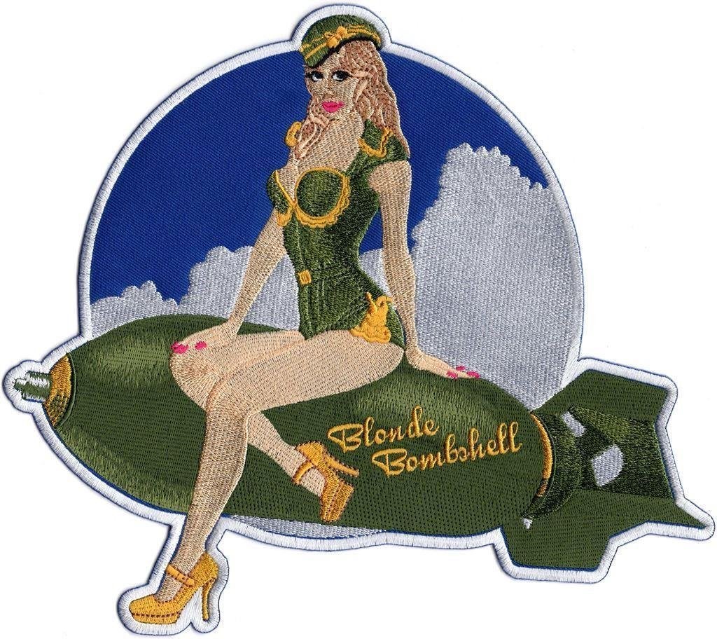 Blonde Bombshell patch embleem, Motoren, Verzenden