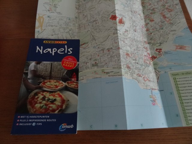 Napels ; anwb extra reisgids , met de plattegrond, Europa, Ophalen of Verzenden, Zo goed als nieuw, Reisgids of -boek