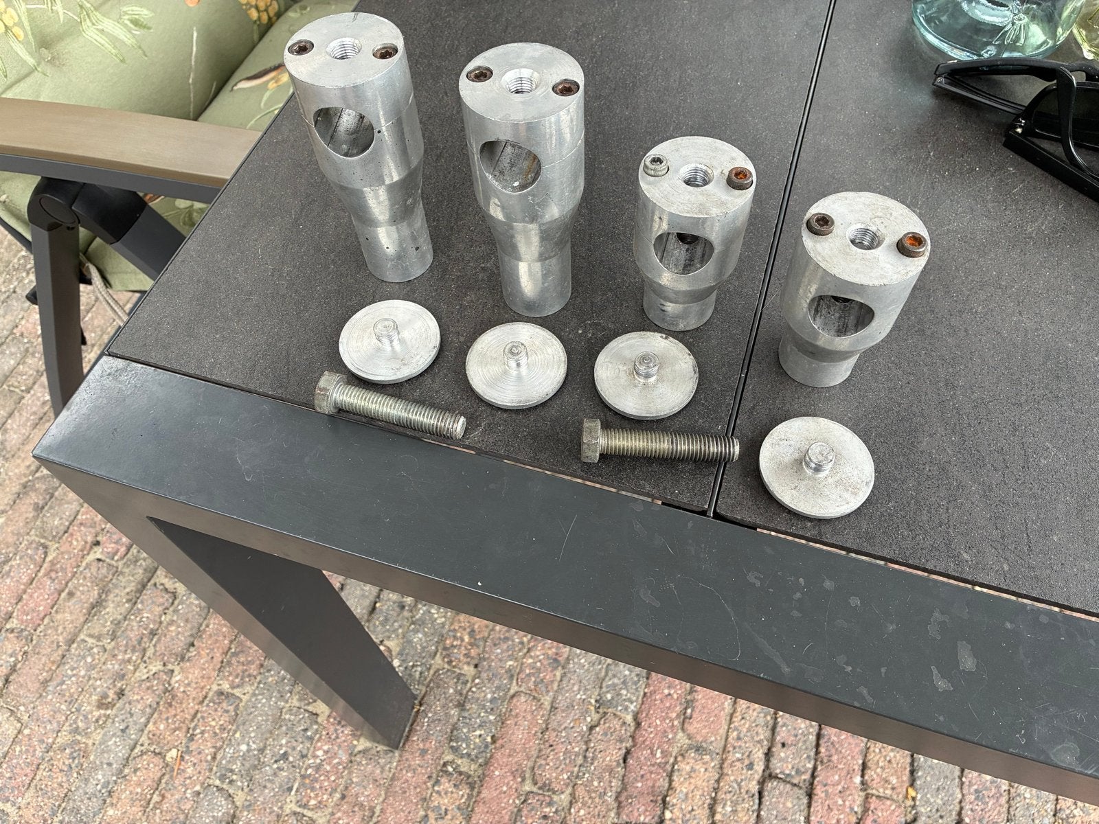 Aluminium risers voor chopper, Motoren, Onderdelen | Harley-Davidson, Ophalen of Verzenden, Gebruikt