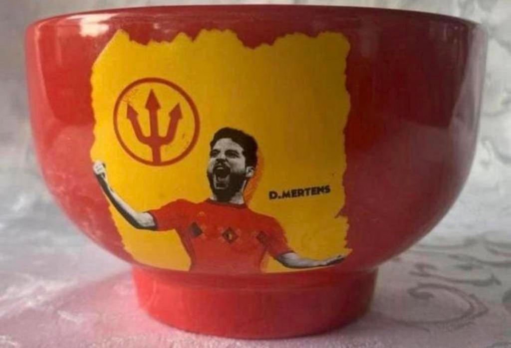 M&M's Rode Duivels Dries Mertens schaal, Ophalen of Verzenden, Zo goed als nieuw, Buitenlandse clubs, Overige typen