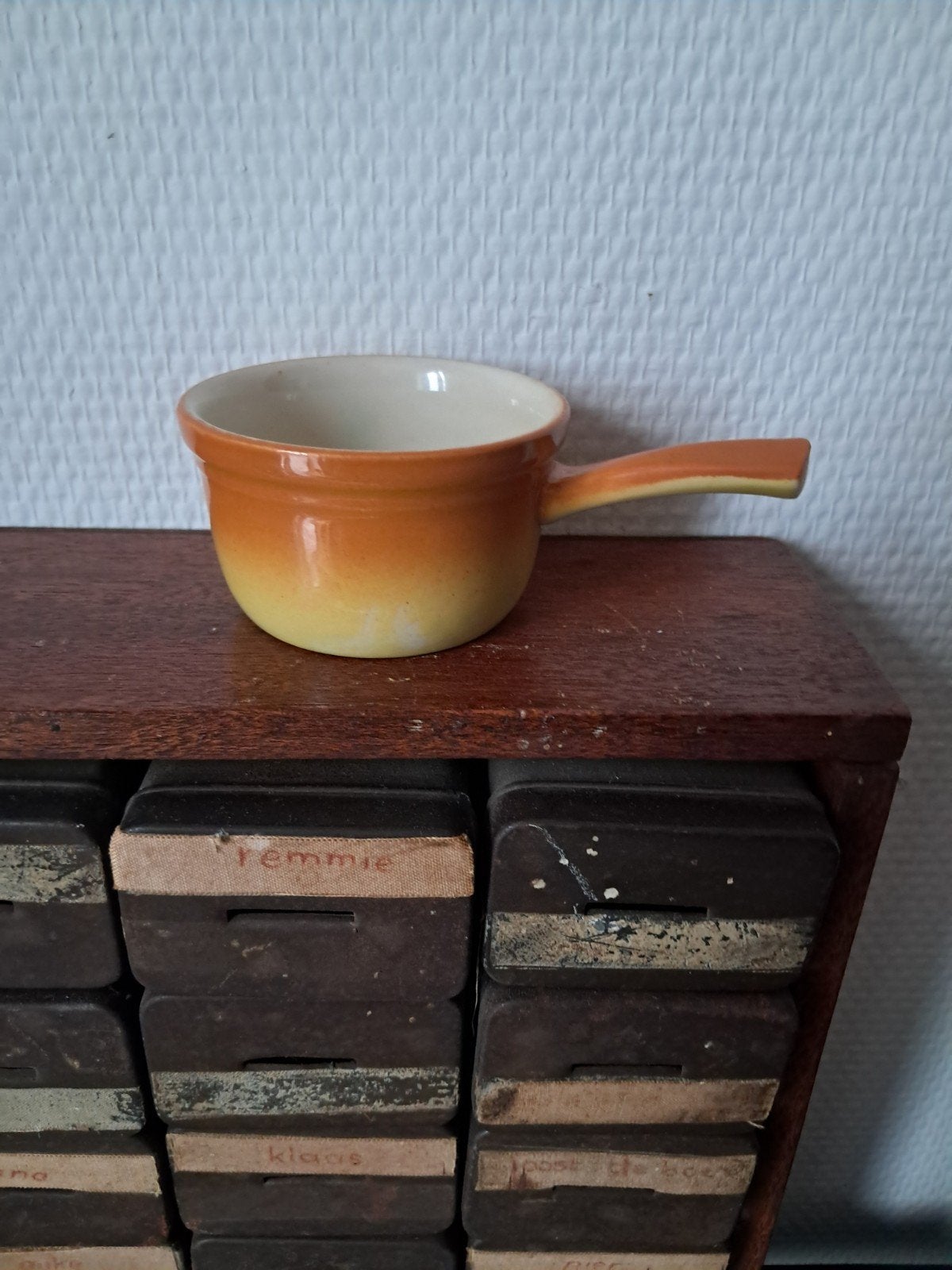 Vintage Petrus Regout & Co. Parafeu Maastricht cocotte, Ophalen of Verzenden