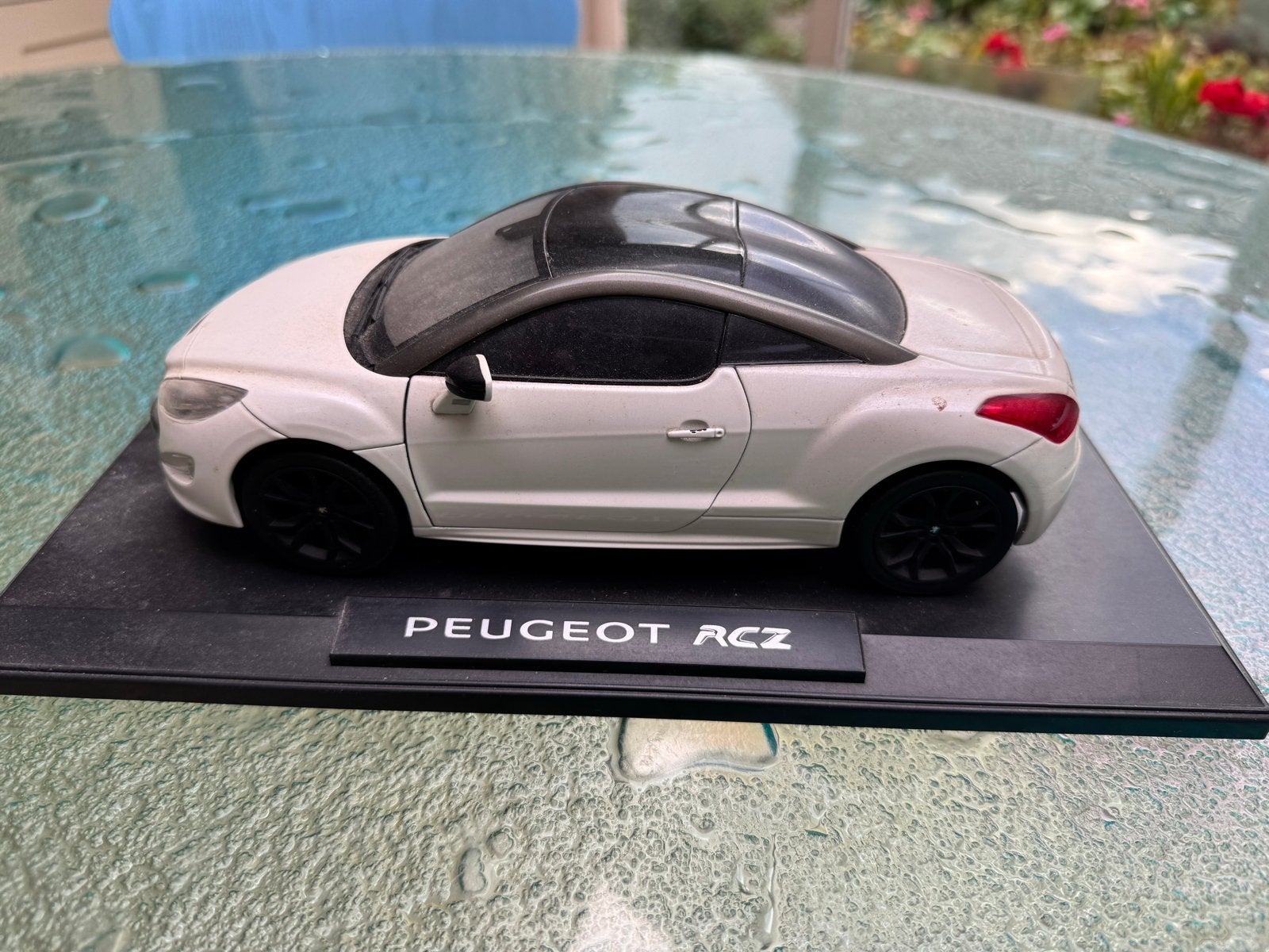 Peugeot RCZ schaalmodel - Wit, Verzenden, Gebruikt, Auto