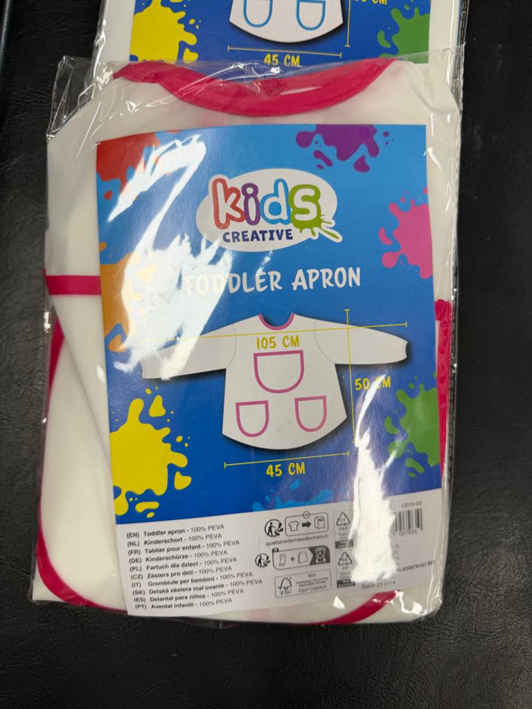 Nieuw Kids Creative Peuter Schort - Kliederschort, Ophalen of Verzenden, Nieuw, Jongen of Meisje