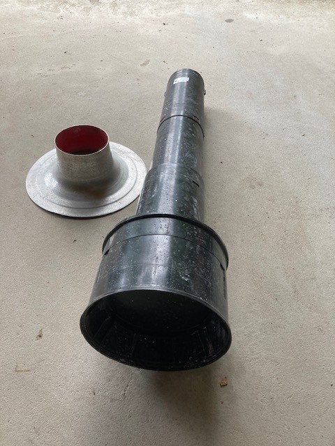 Buho Dakdoorvoer 125mm plat dak NIEUW, Ophalen, Nieuw, Ventilator en Afzuiger