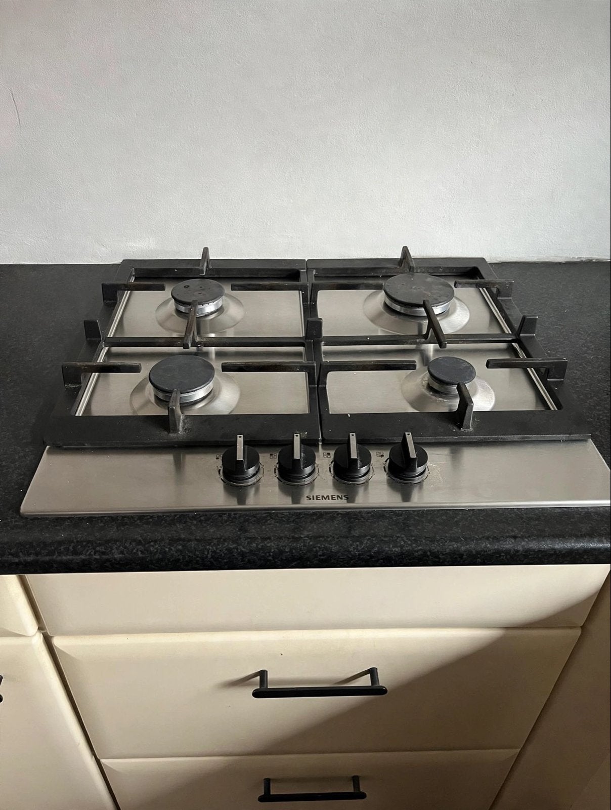 Siemens Inbouw Gasfornuis - 4 Kookzones, Ophalen, Gebruikt, 4 kookzones, Inbouw