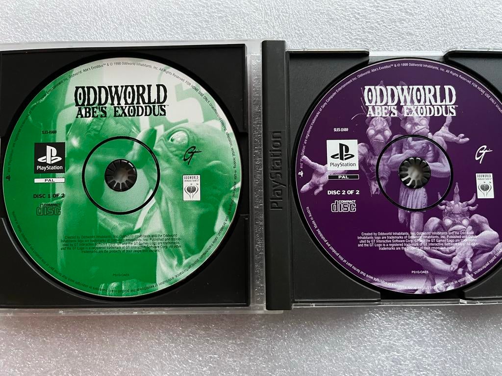 Oddworld: Abe's Exoddus - PlayStation 1 (PS1) PAL, Gebruikt, T, Ophalen of Verzenden, Platform