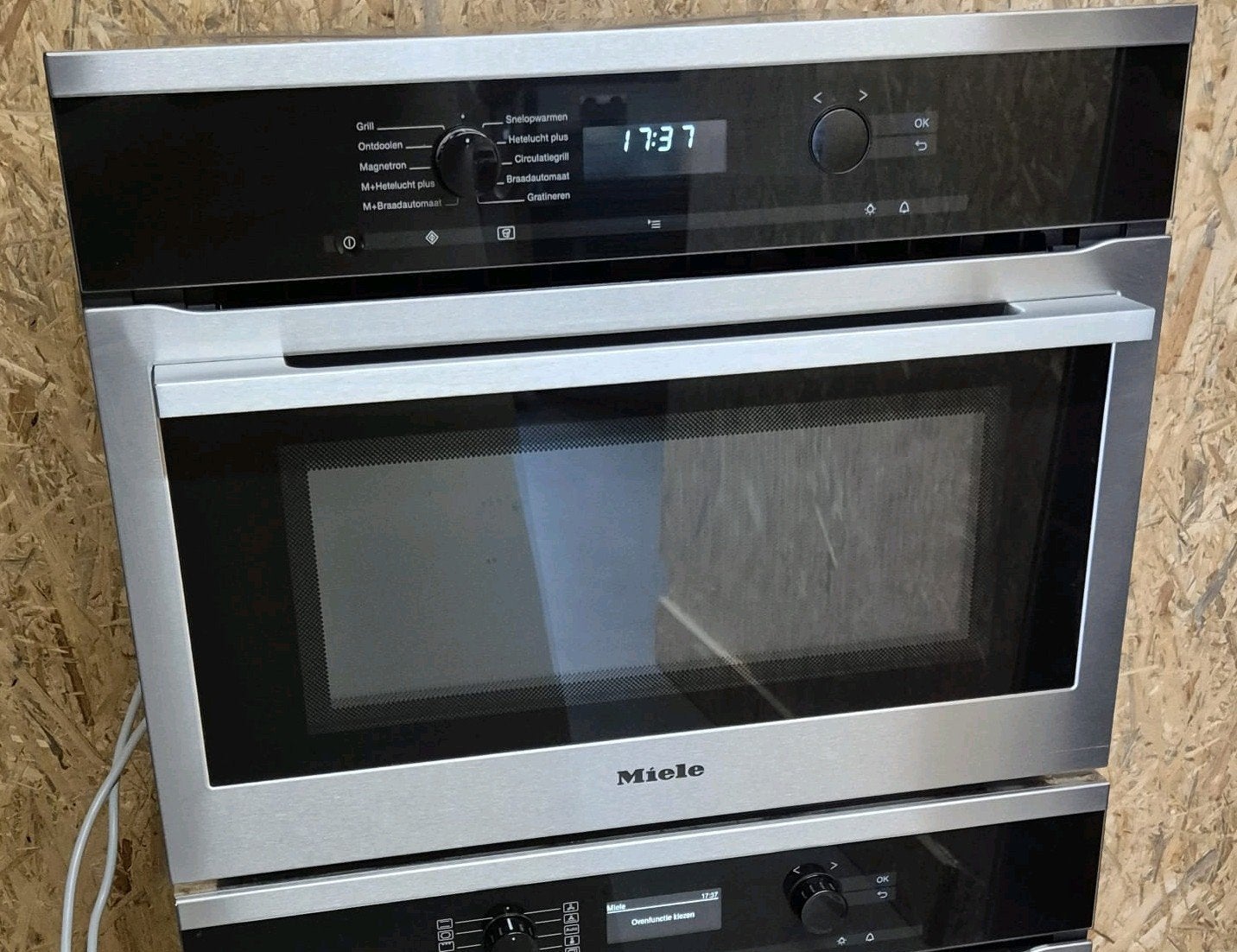 Luxe Miele H6300BM combi oven/ magnetron, Ophalen, 45 tot 50 cm, 60 cm of meer, Inbouw