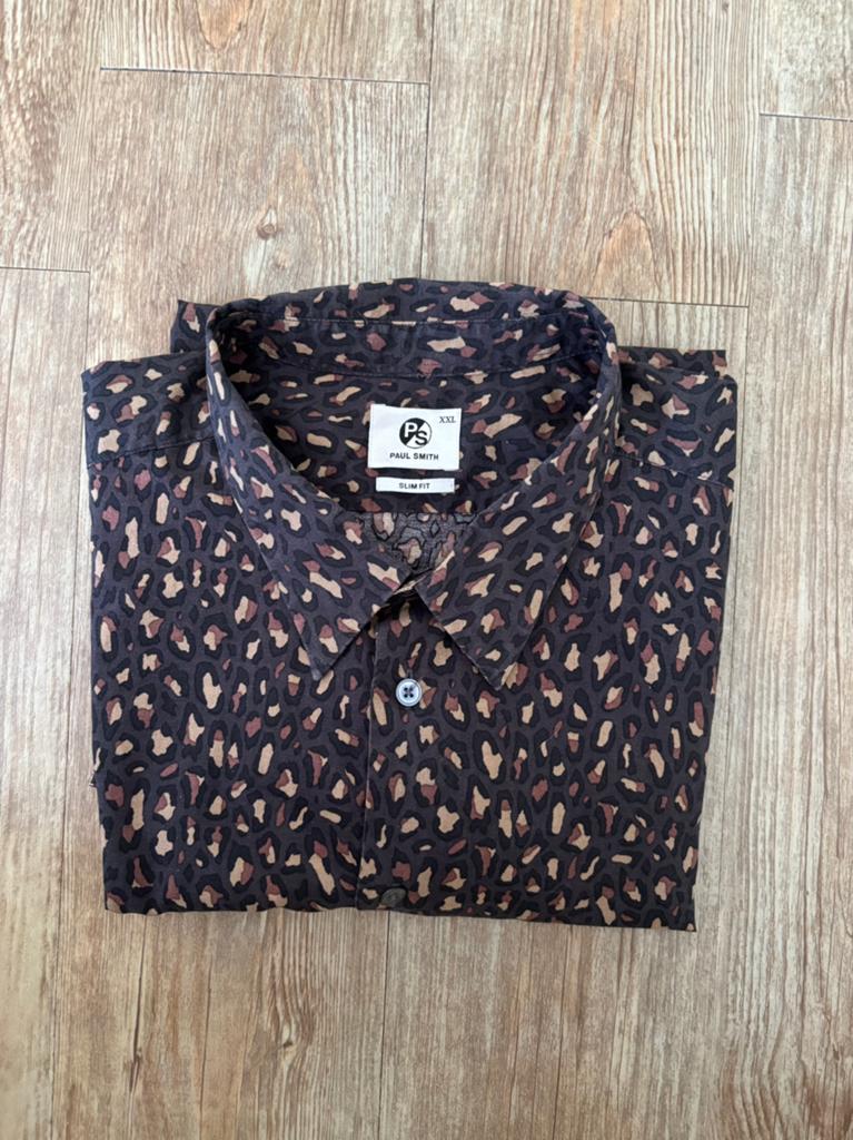 Paul Smith overhemd mt xl, Ophalen of Verzenden, Zo goed als nieuw, Blauw, Halswijdte 43/44 (XL)