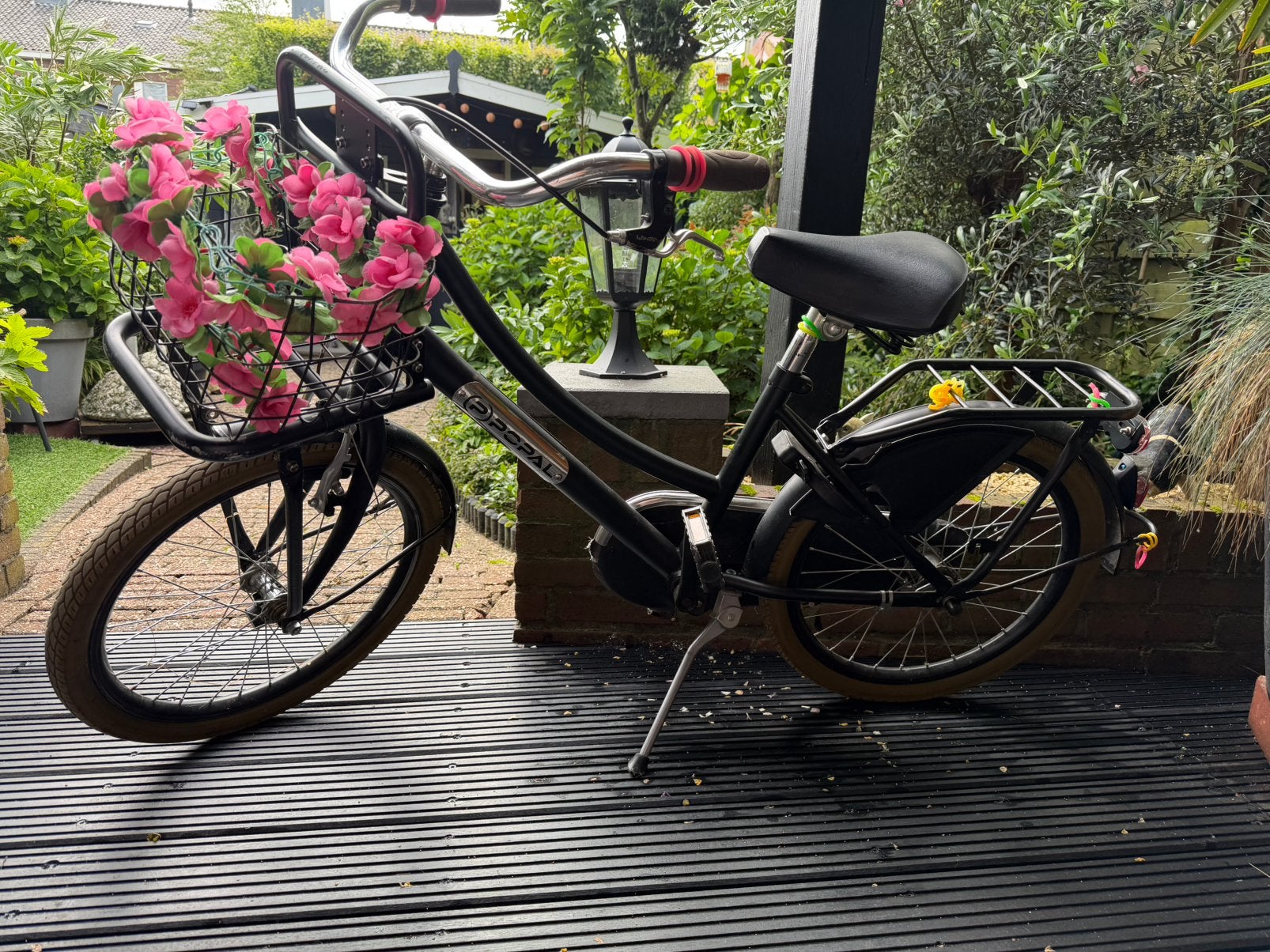 Popal meisjesfiets 20 inch., Ophalen, Gebruikt, Terugtraprem, 20 inch